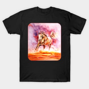 Arabian Horse. Desert Fire. T-Shirt